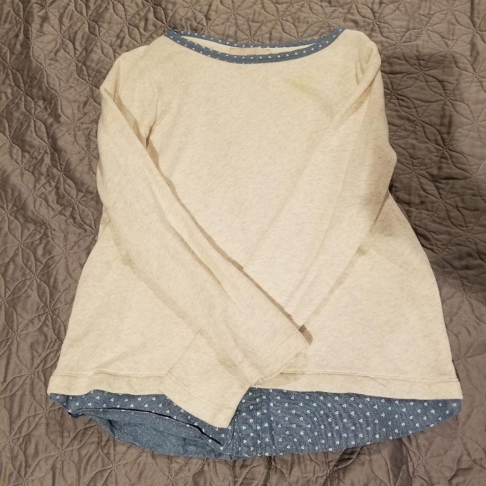 Mixed media top